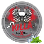 Pouch-uri (pliculete) cu nicotina de tarie tare cu aroma de menta racoritoare Killa Cold X Mint Extra Strong